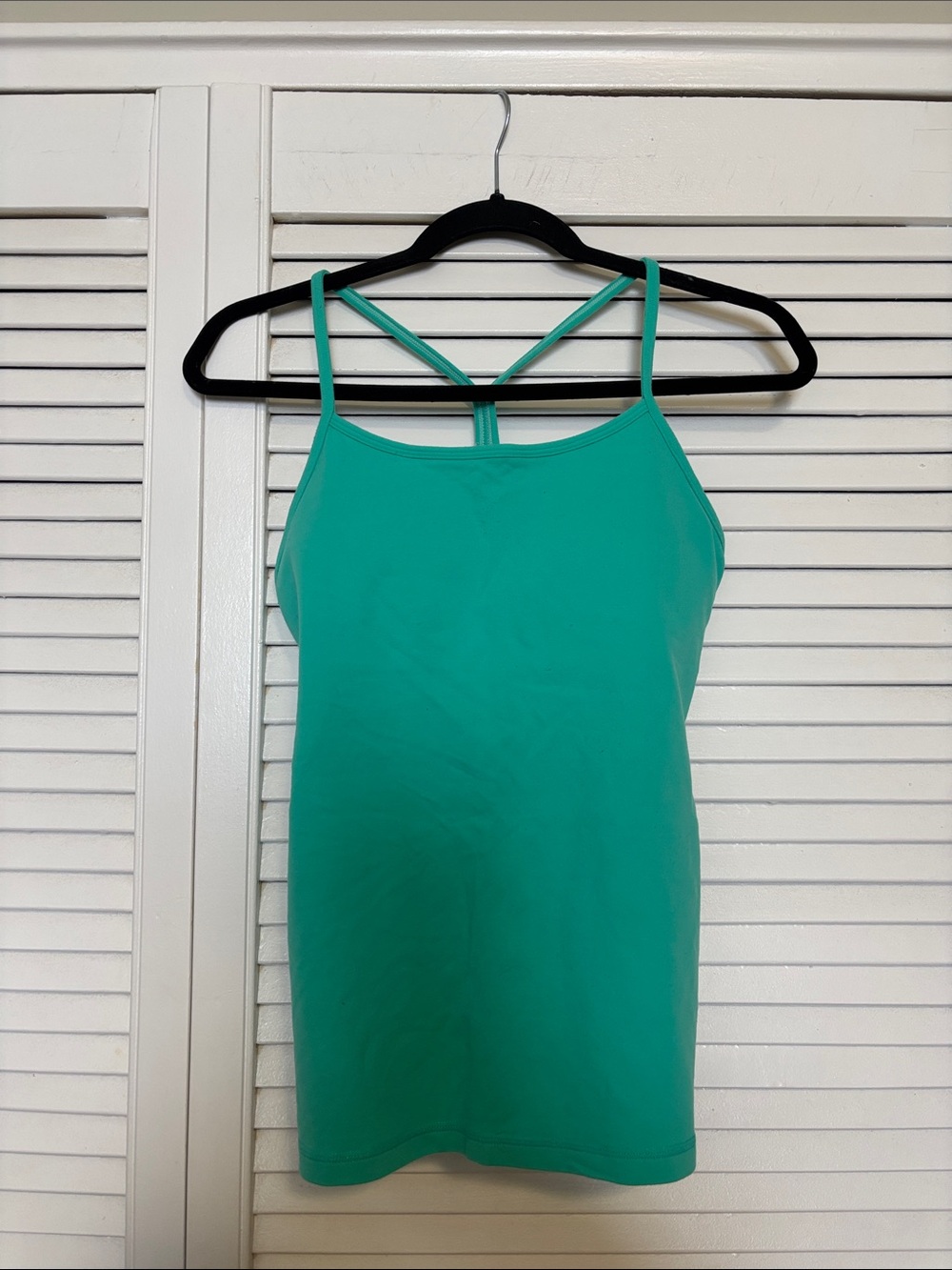 lululemon athletica Teal Green Strappy Tank Top